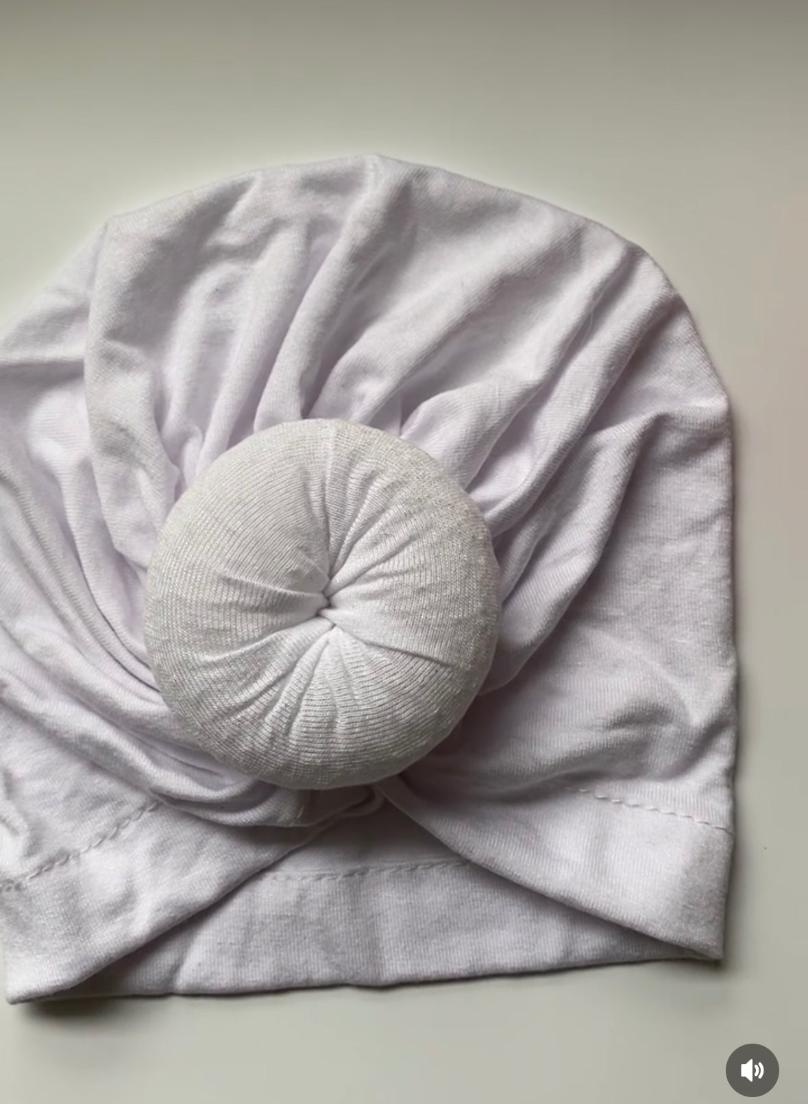 Classic Turban for newborn to toddler- Classic white