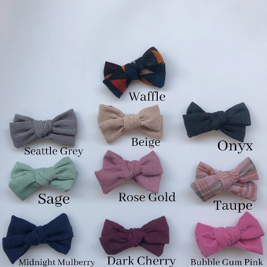 Beige Hair Bow