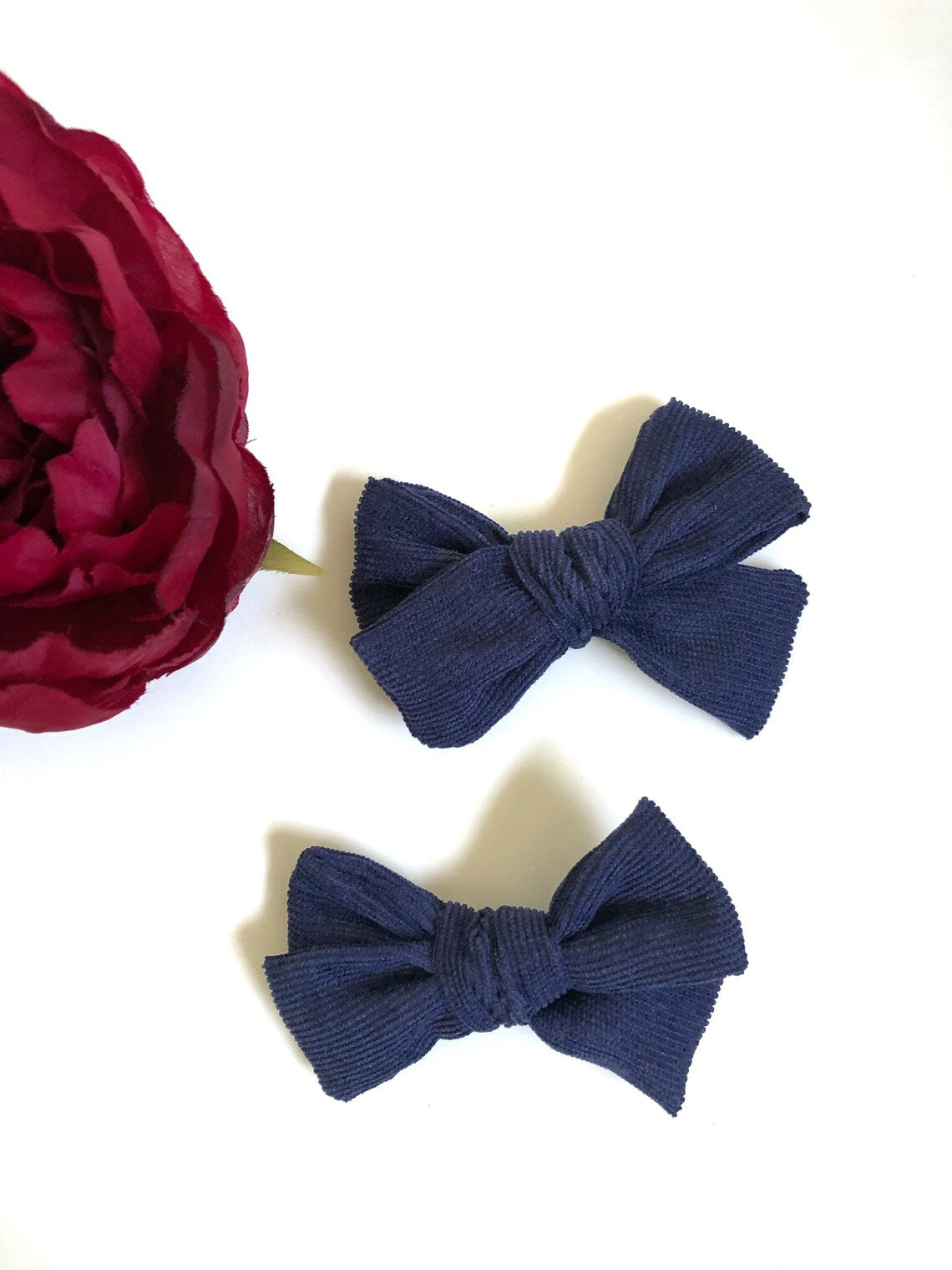 Midnight Mulberry Hair Bow