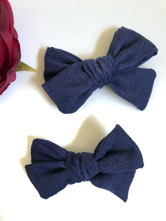 Midnight Mulberry Hair Bow